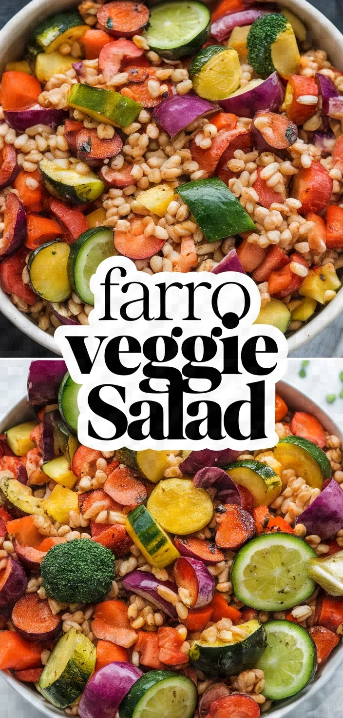 Photo of Farro Salad With Roasted Vegetables Recipe