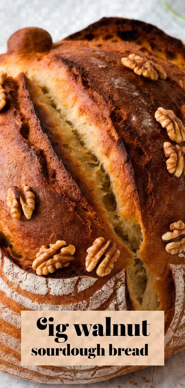 Fig Walnut Sourdough Bread Recipe