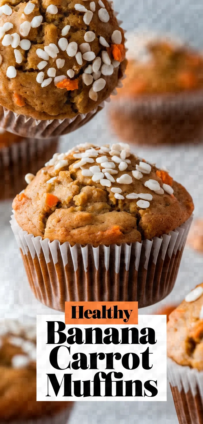 Photo of Healthy Banana Carrot Muffins Recipe