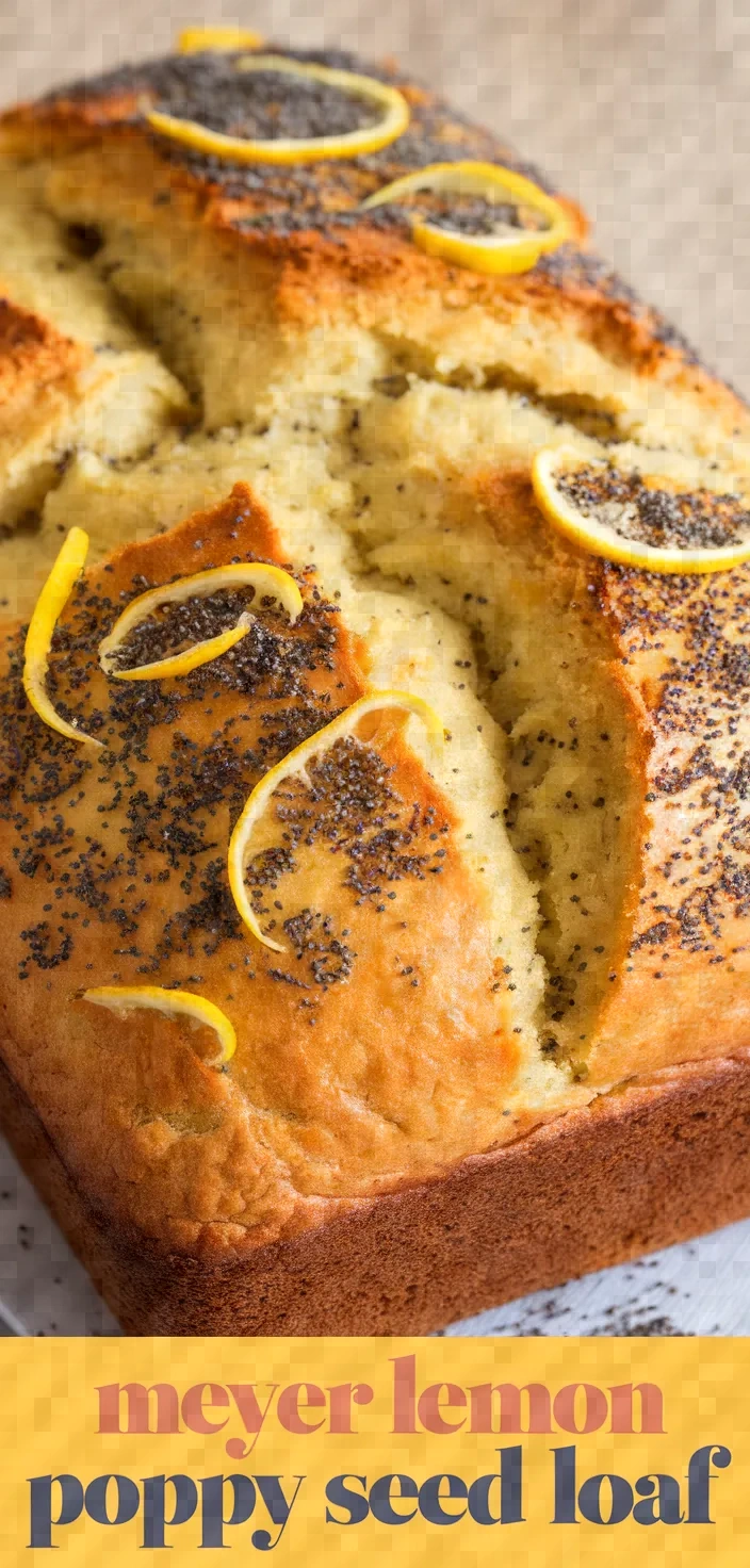 Meyer Lemon Poppy Seed Loaf Recipe