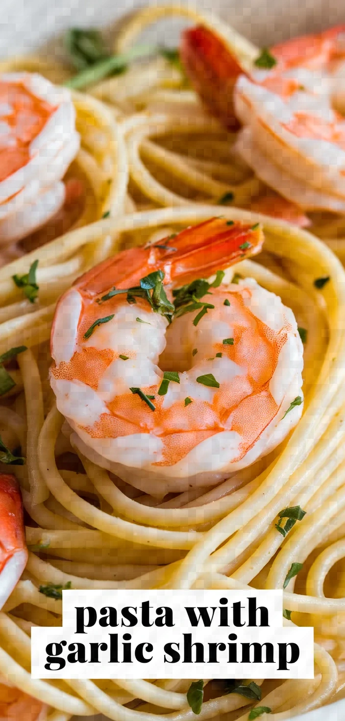 Photo of Pasta With Garlic Shrimp Recipe