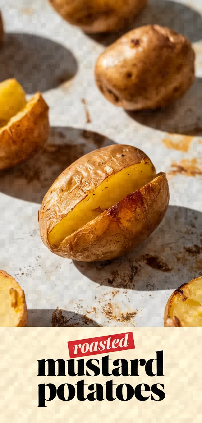 Roasted Mustard Potatoes Recipe