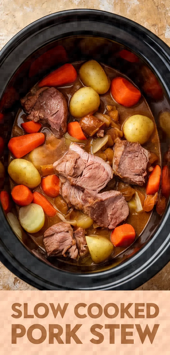 Slow Cooked Pork Stew Recipe