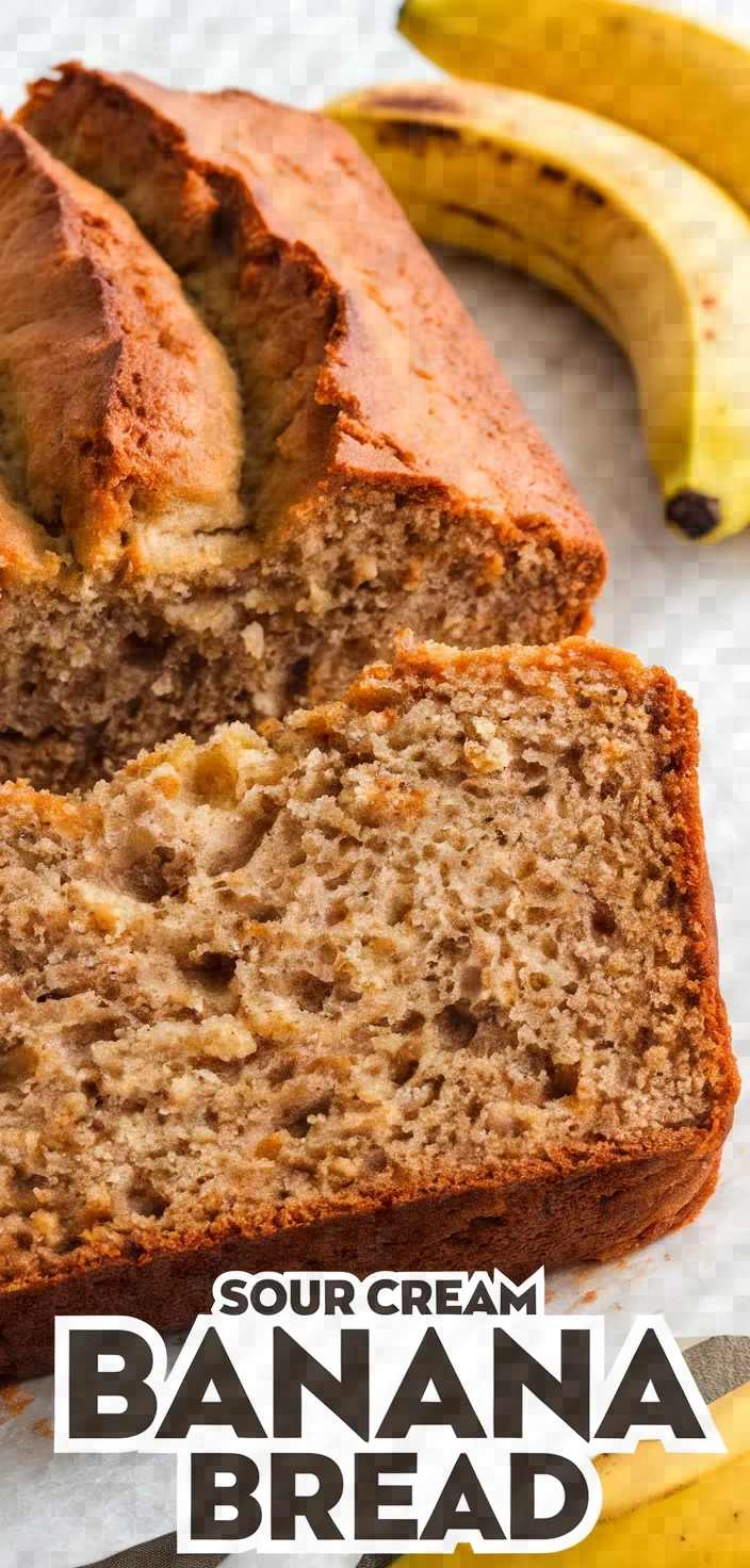 Sour Cream Banana Bread Recipe