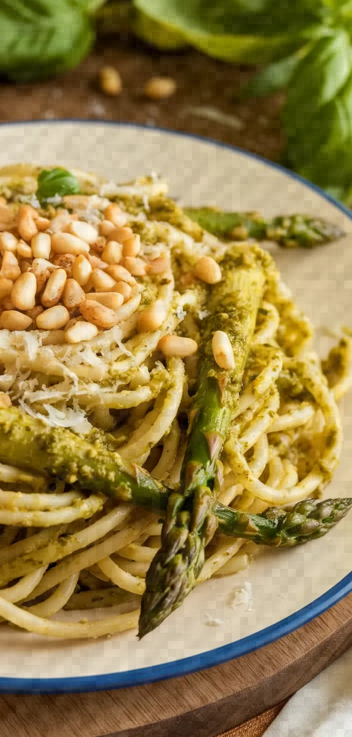 Ingredients photo for Spring Pasta With Asparagus Pesto Recipe