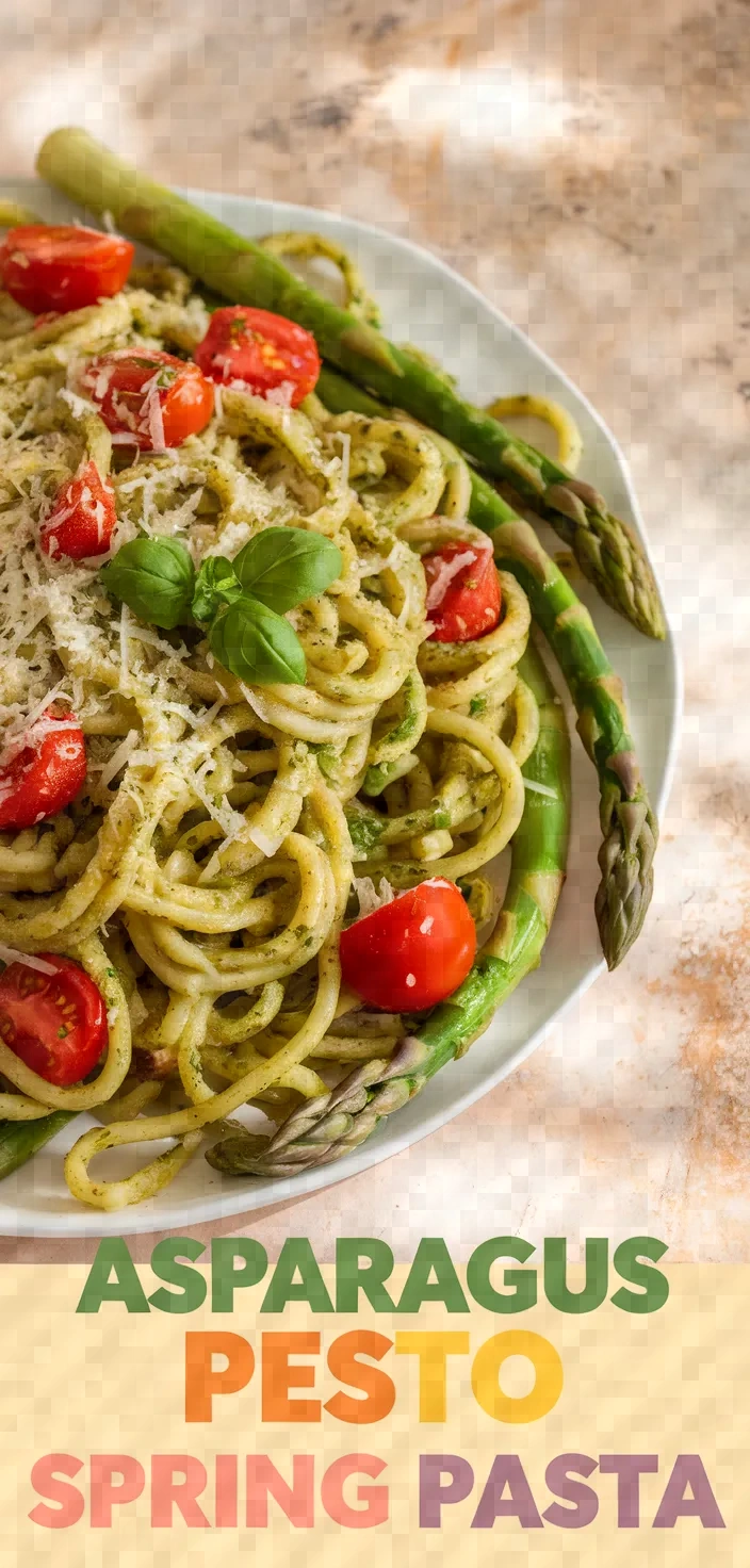 Spring Pasta With Asparagus Pesto Recipe