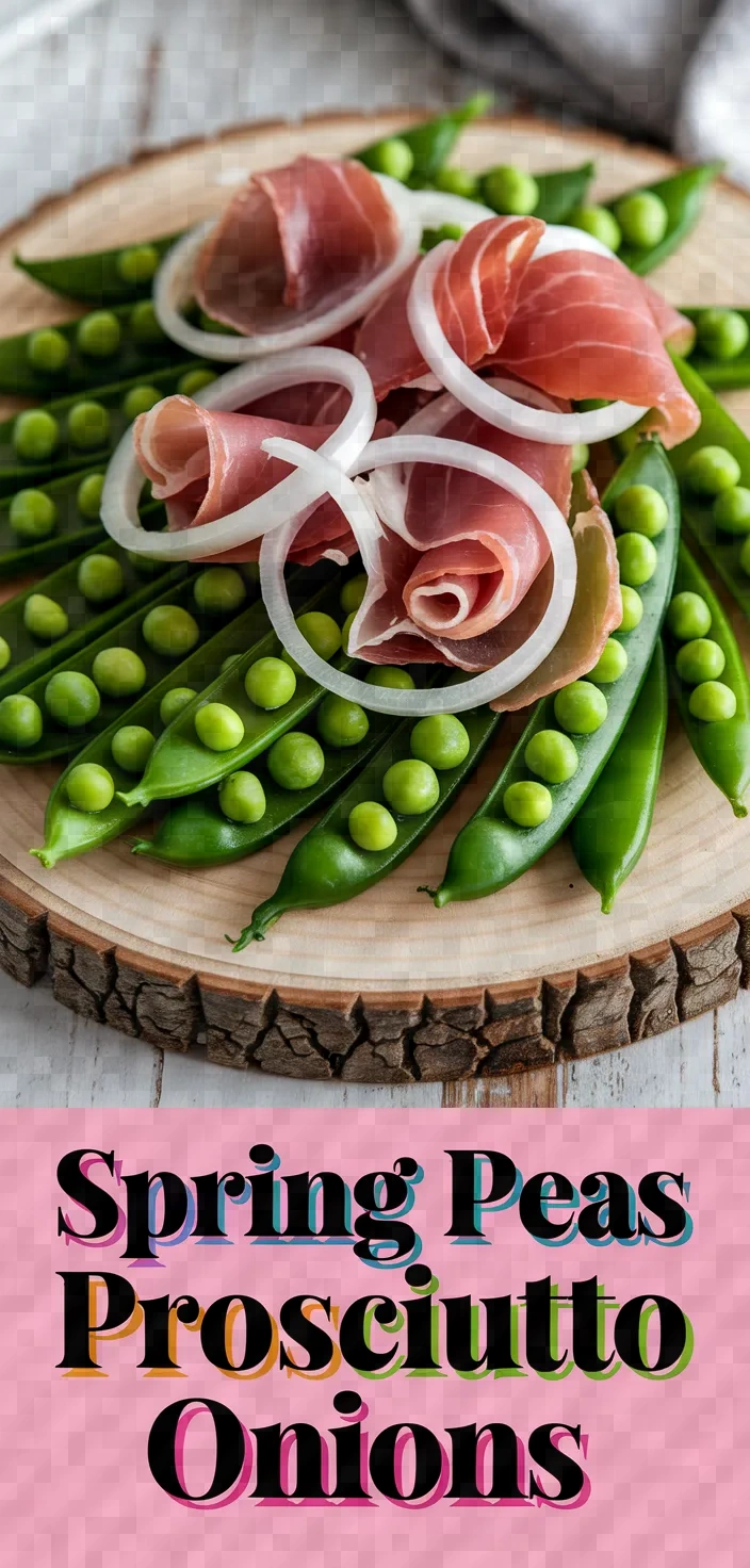 Spring Peas With Prosciutto Onions Recipe