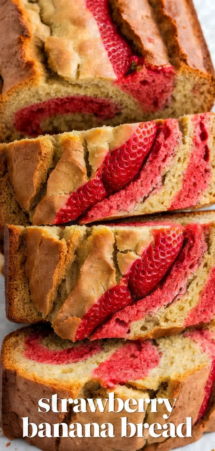 Strawberry Banana Bread Recipe