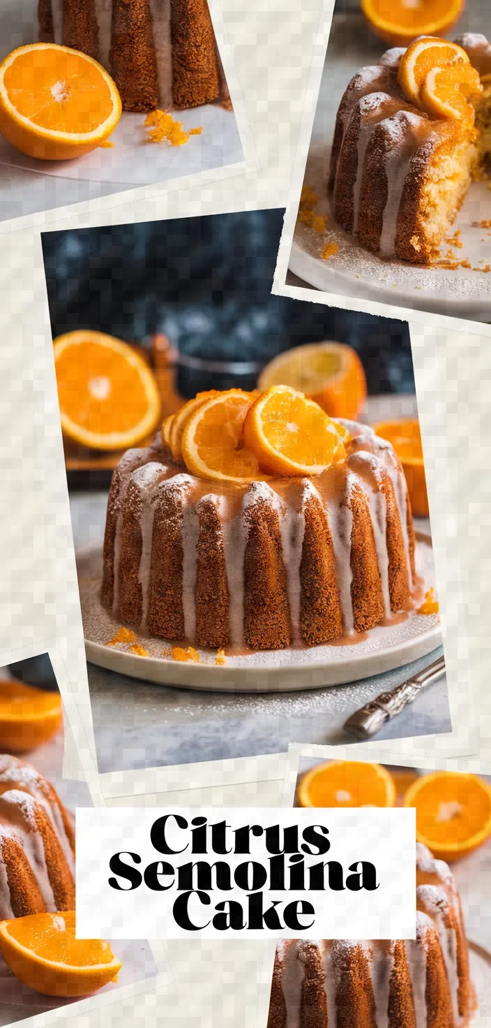 A photo of Citrus Semolina Cake Recipe