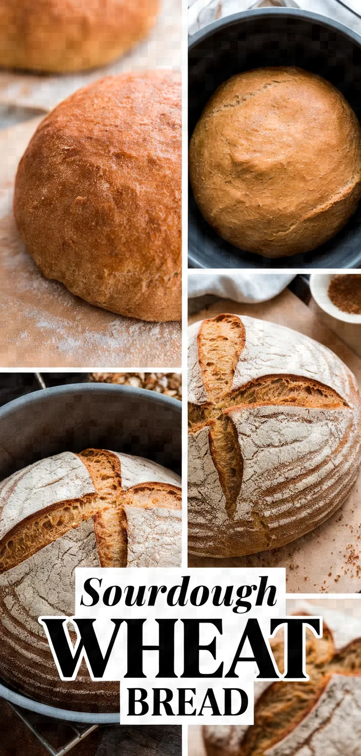 A photo of Sourdough Whole Wheat Bread Recipe
