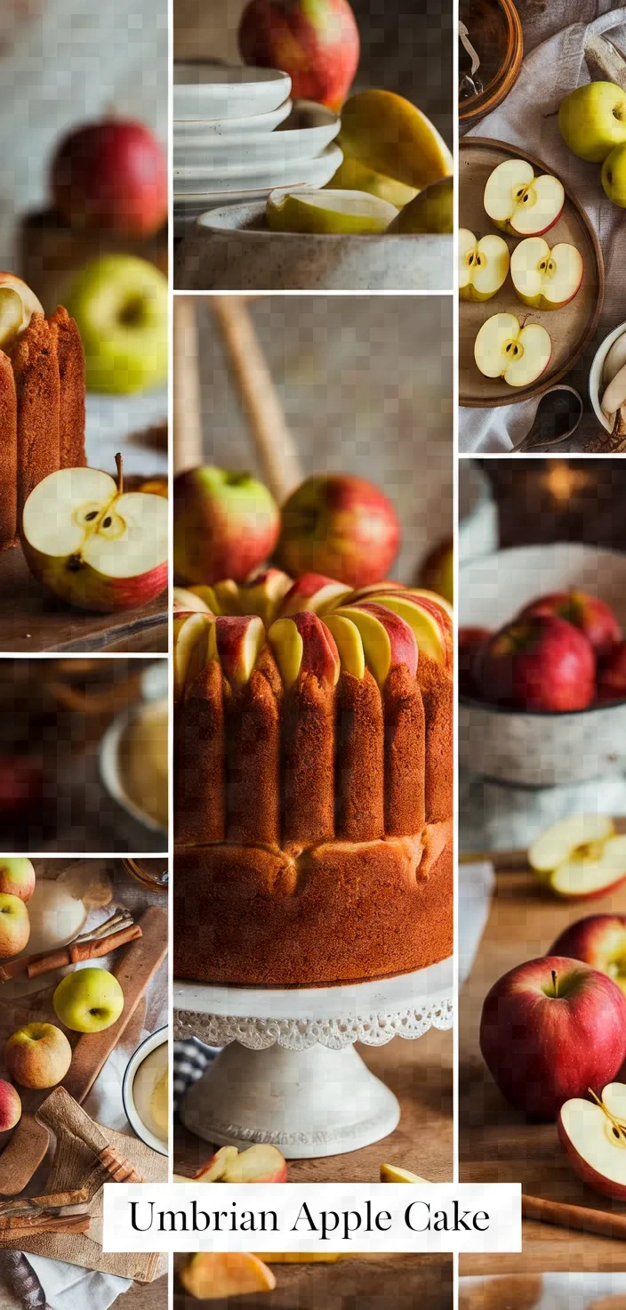 A photo of Umbrian Apple Cinnamon Cake Recipe