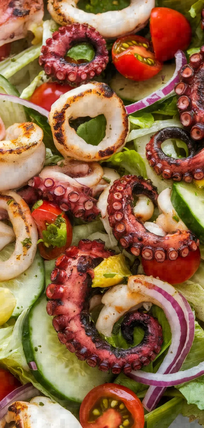 Amalfi Style Octopus Squid Salad Recipe