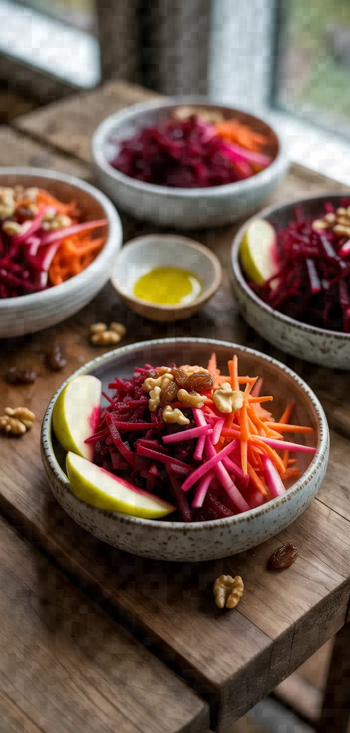 Ingredients photo for Beet Apple Carrot Salad Recipe