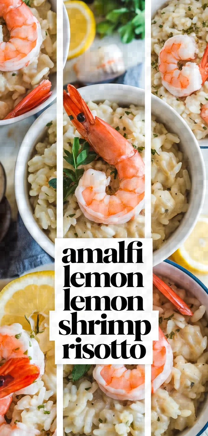 A photo of Almafi Style Lemon Shrimp Risotto Recipe