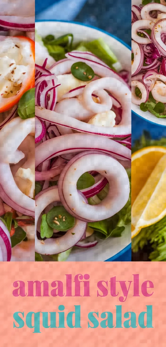 A photo of Amalfi Style Octopus Squid Salad Recipe