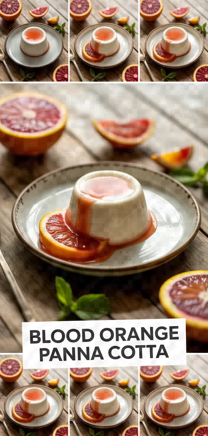 A photo of Blood Orange Panna Cotta Recipe