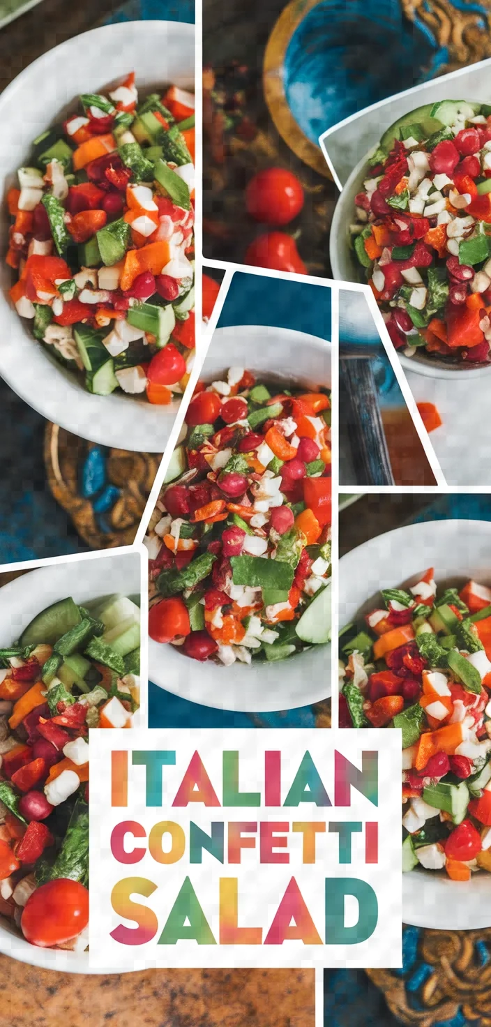 A photo of Italian Confetti Salad Recipe