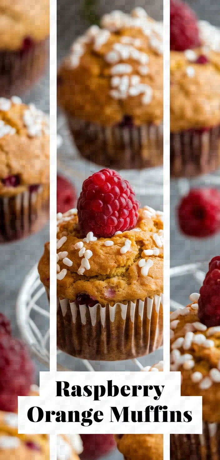 A photo of Raspberry Orange Muffins Recipe