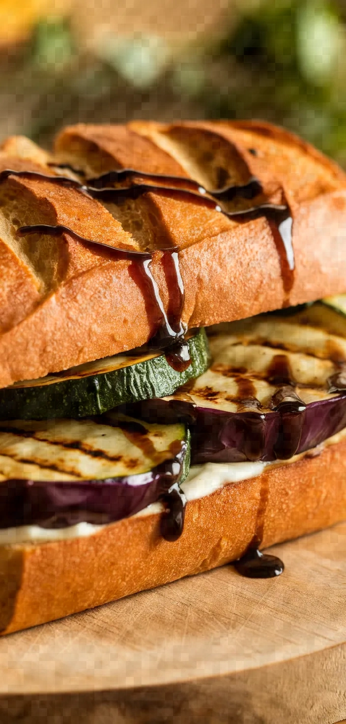 Photo of Eggplant Zucchini Sandwiches Recipe