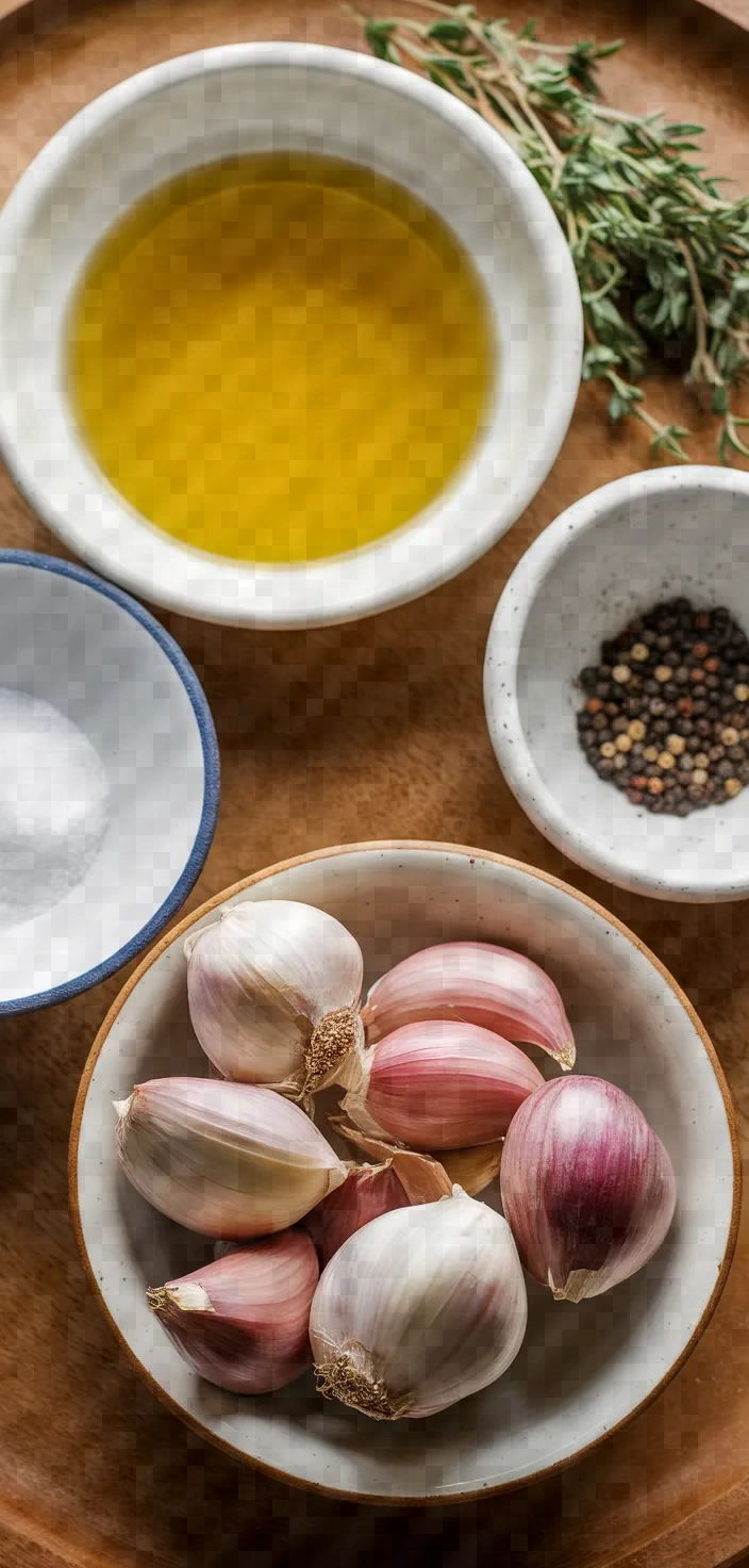 Ingredients photo for Garlic Confit Recipe