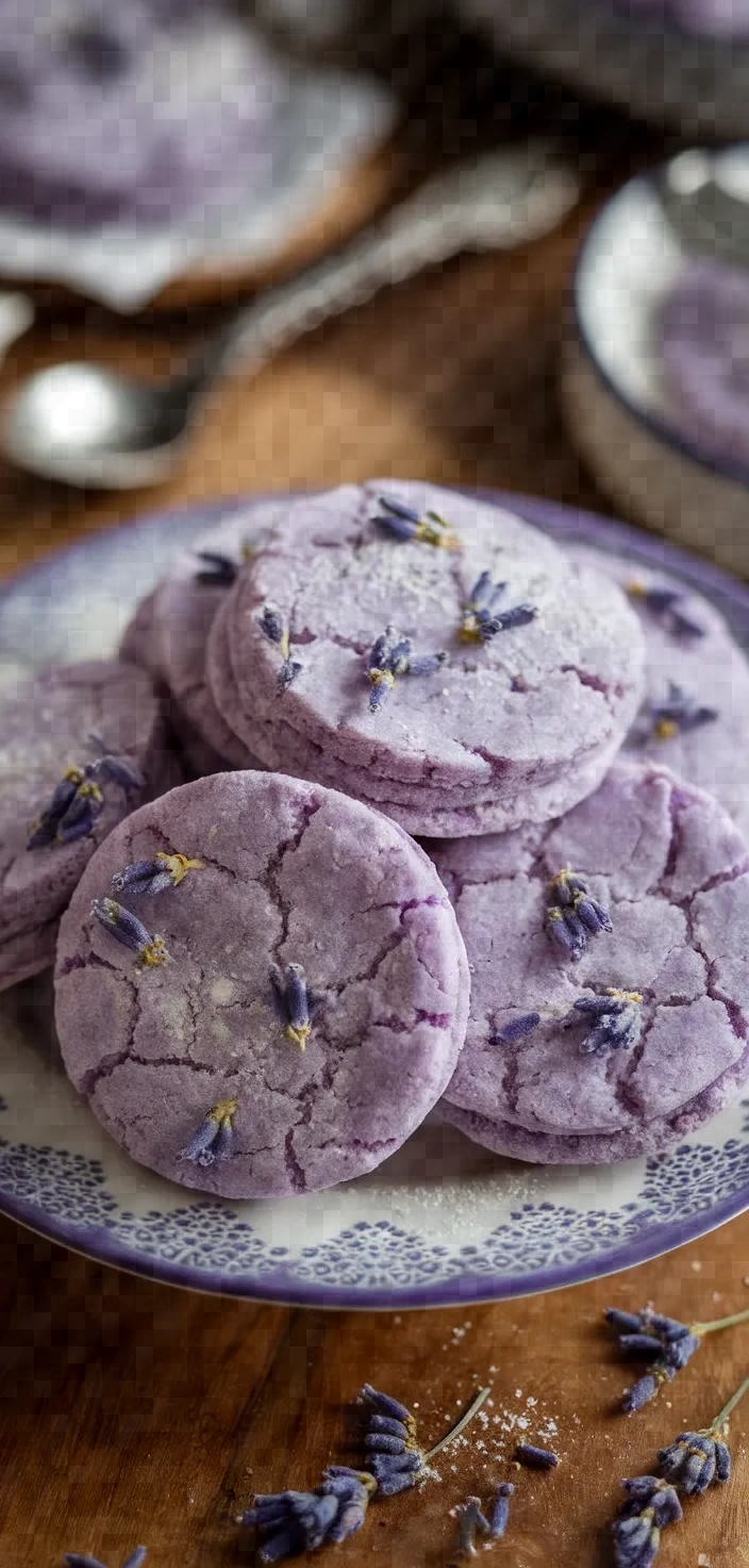 Lavender Shortbread Cookies Recipe