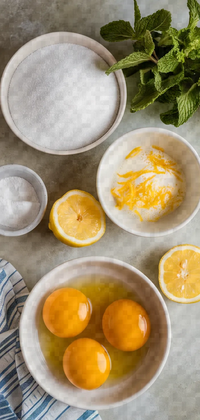 Ingredients photo for Limoncello Semifreddo Recipe