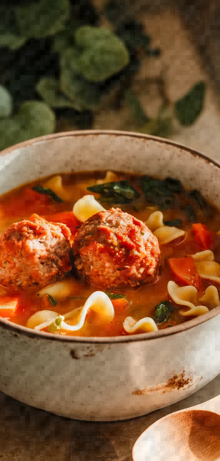 Photo of Meatball Minestrone Soup Recipe