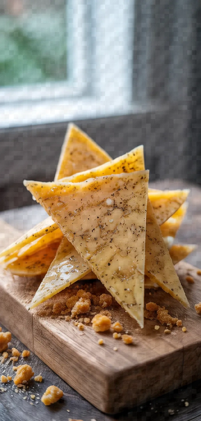 Pecorino Black Pepper Cheese Crisps Recipe