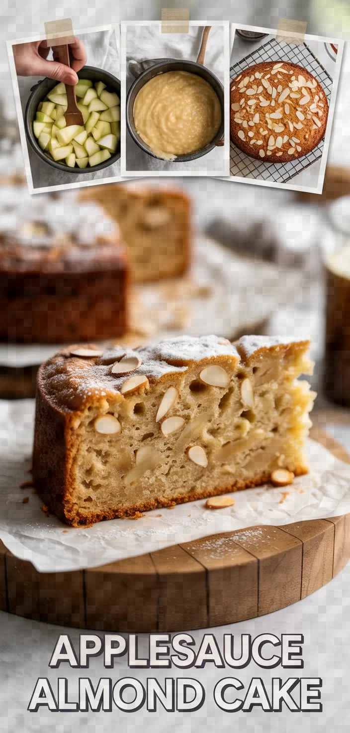 Applesauce Almond Cake Recipe
