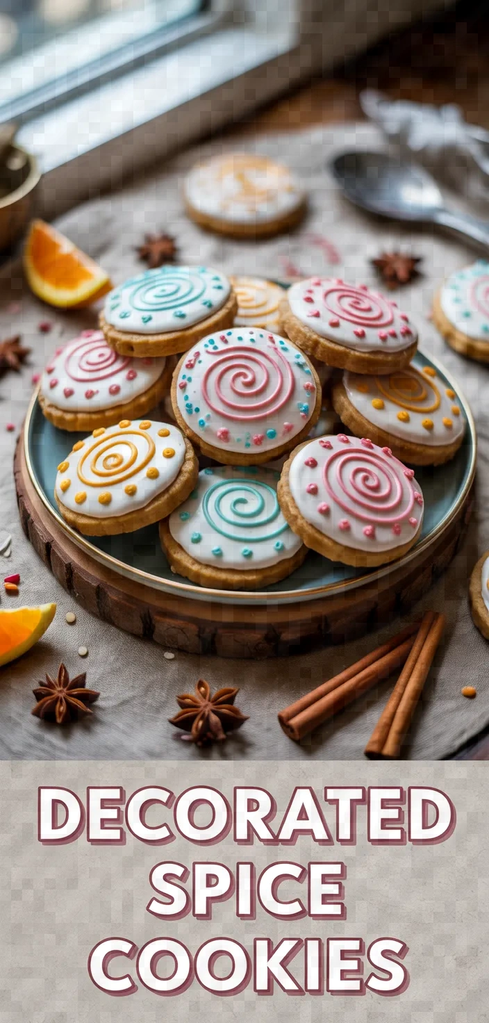 A photo of Decorated Spice Cookies Recipe
