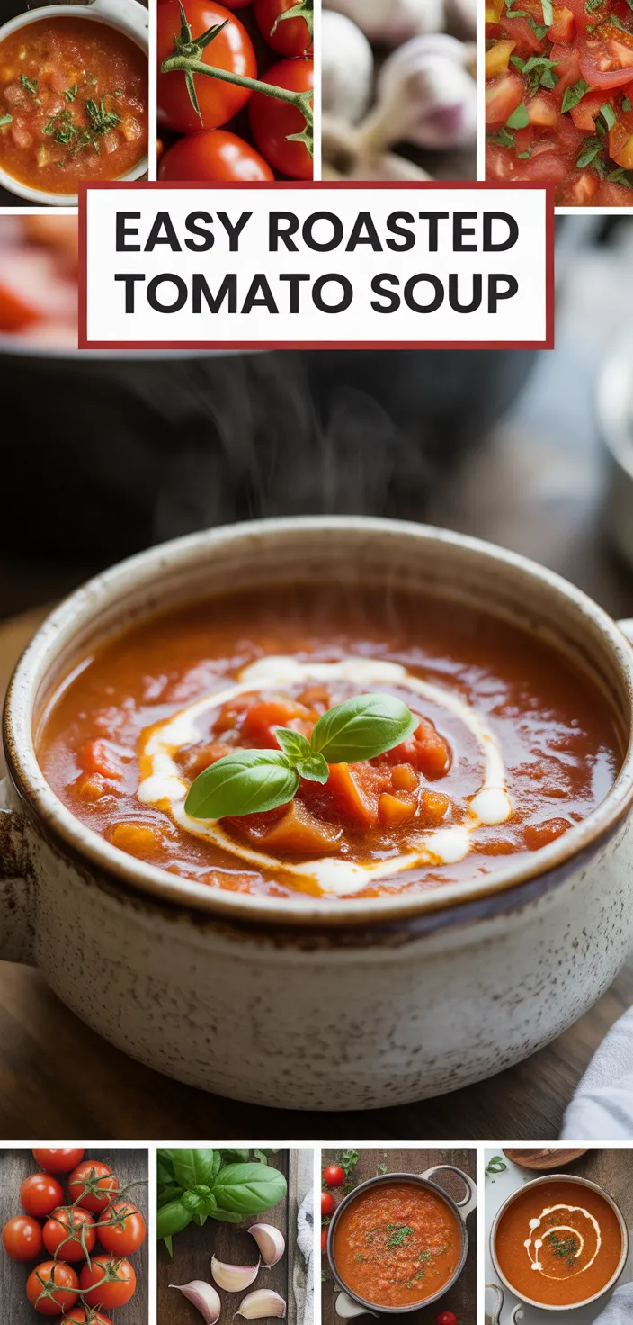 Easy Roasted Tomato Soup Recipe