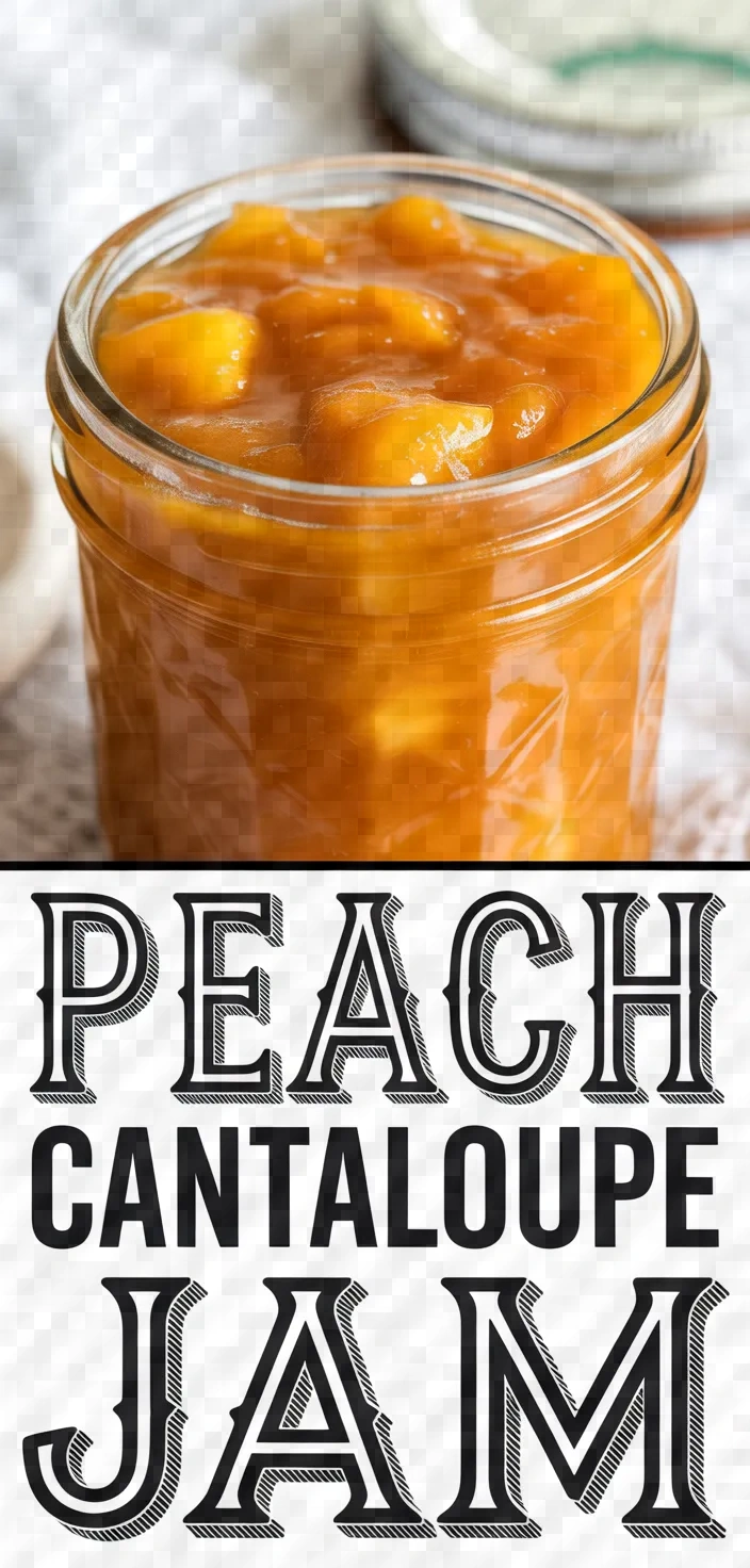 Peach Cantaloupe Jam Recipe