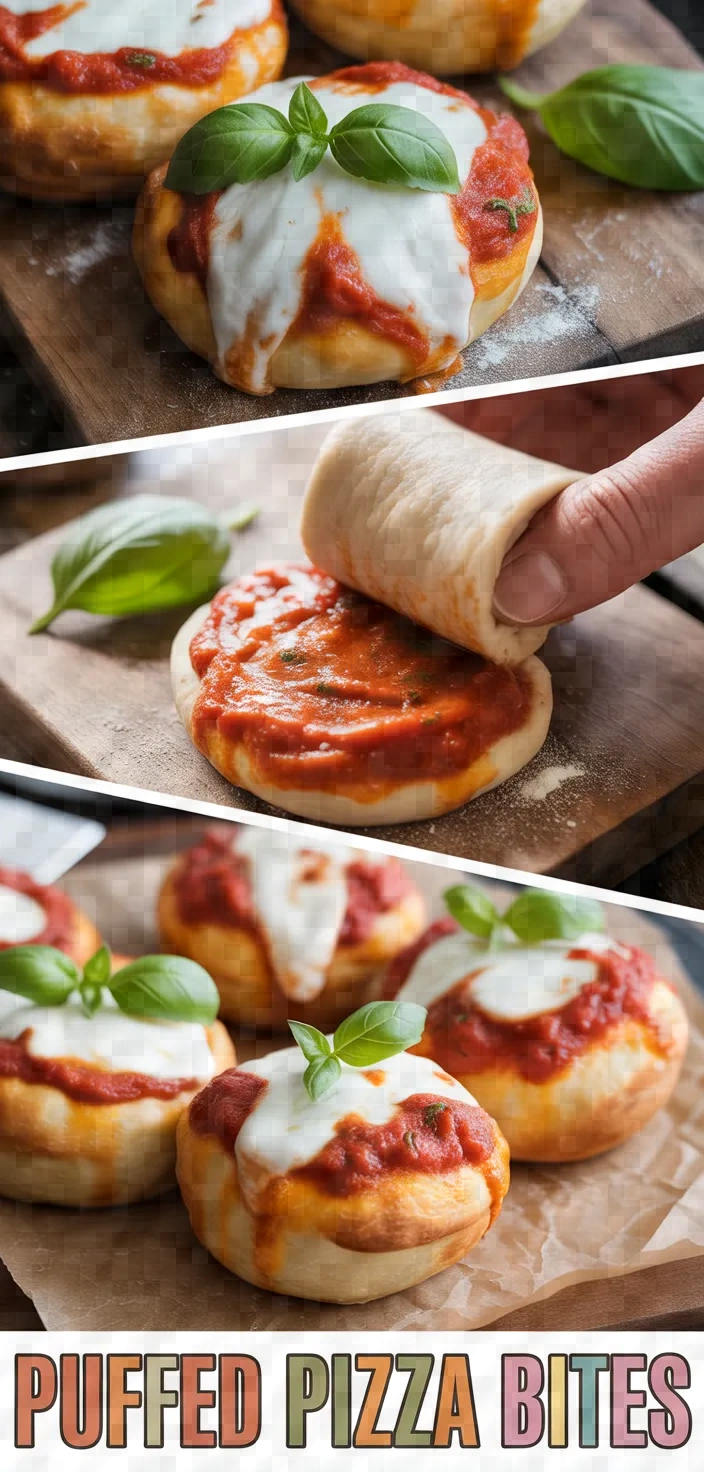 A photo of Puffed Pizza Bites Recipe