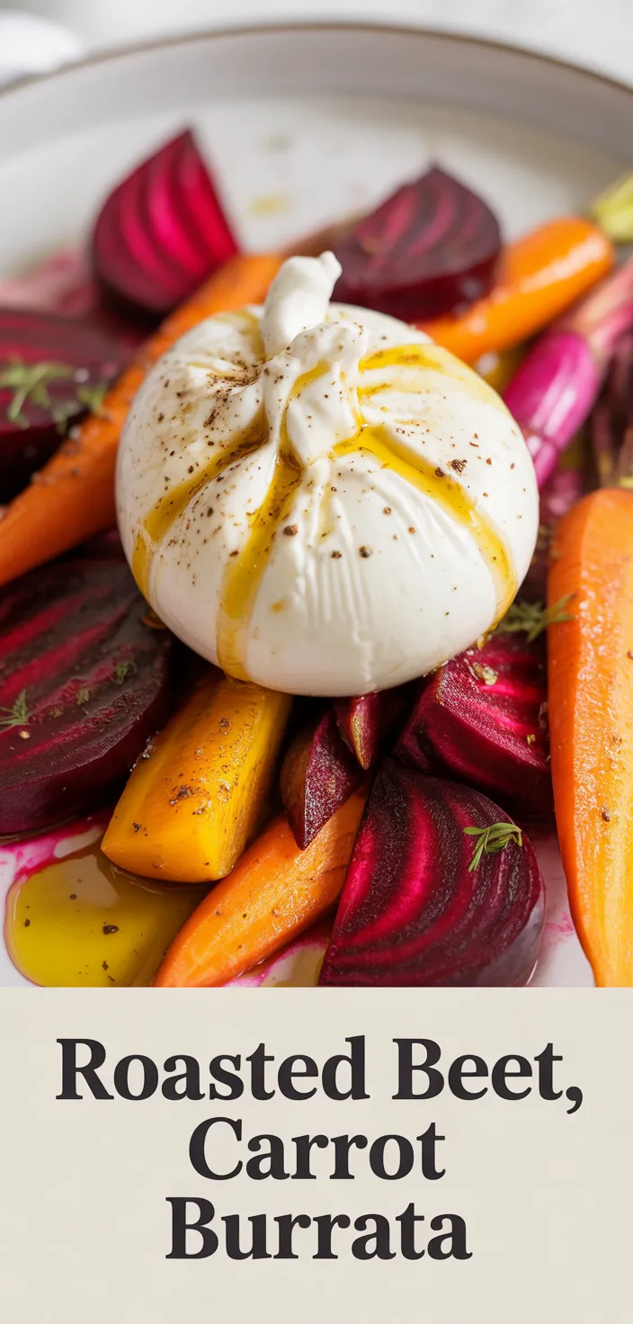 Roasted Beets And Carrot Salad With Burrata Recipe