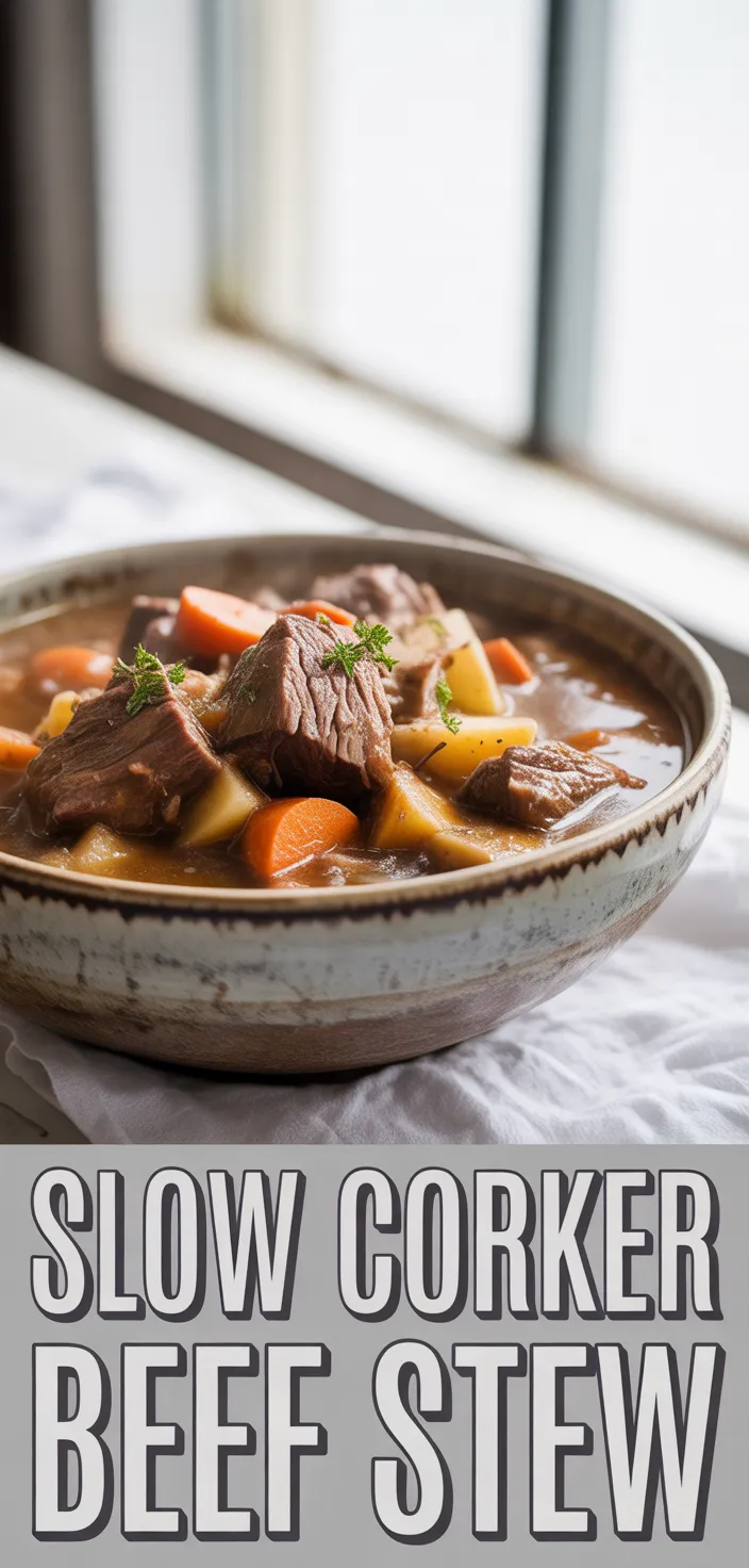 Slow Cooker Beef Stew Recipe