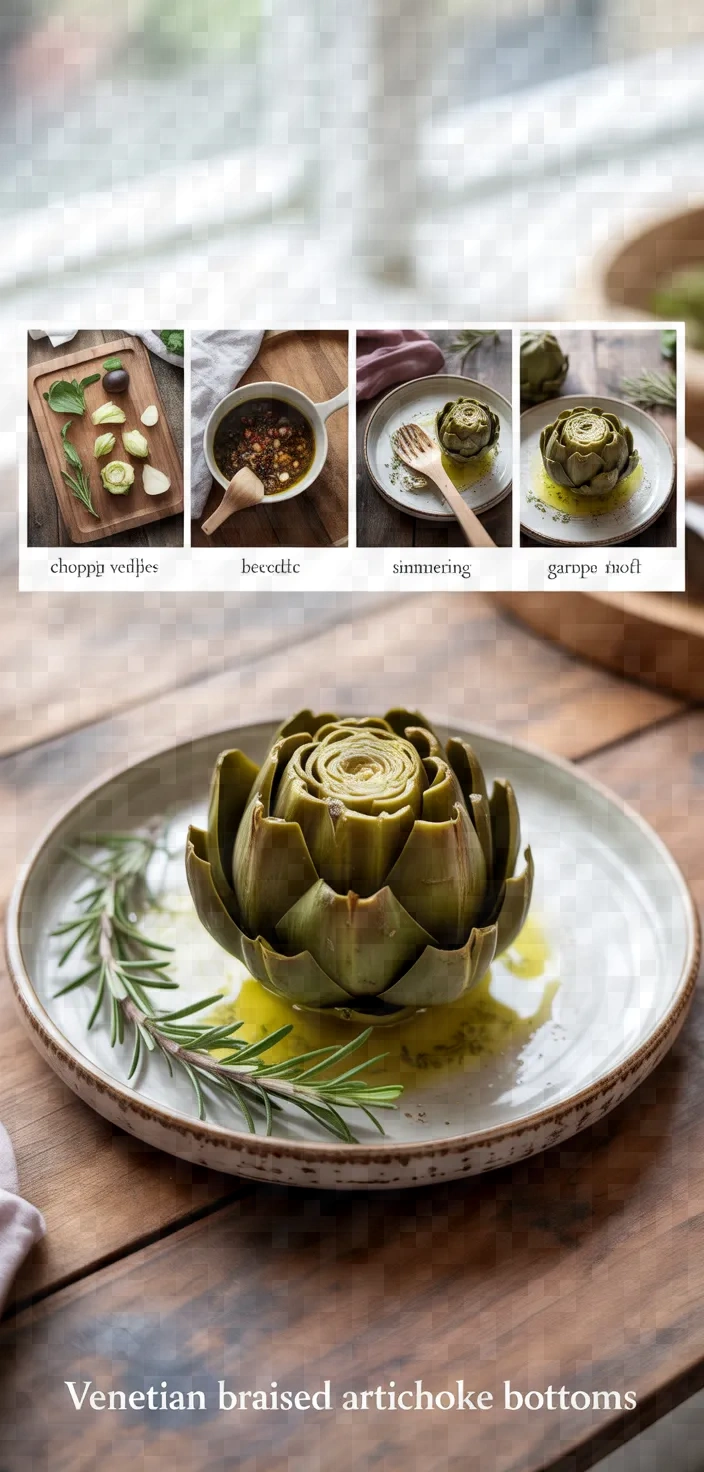 Venetian Braised Artichoke Bottoms Recipe