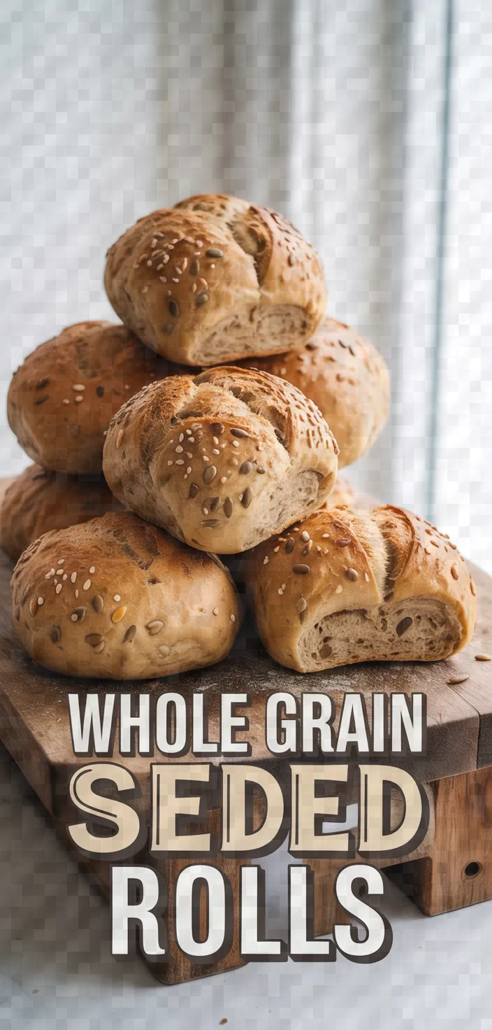 Whole Grain Seeded Rolls Recipe