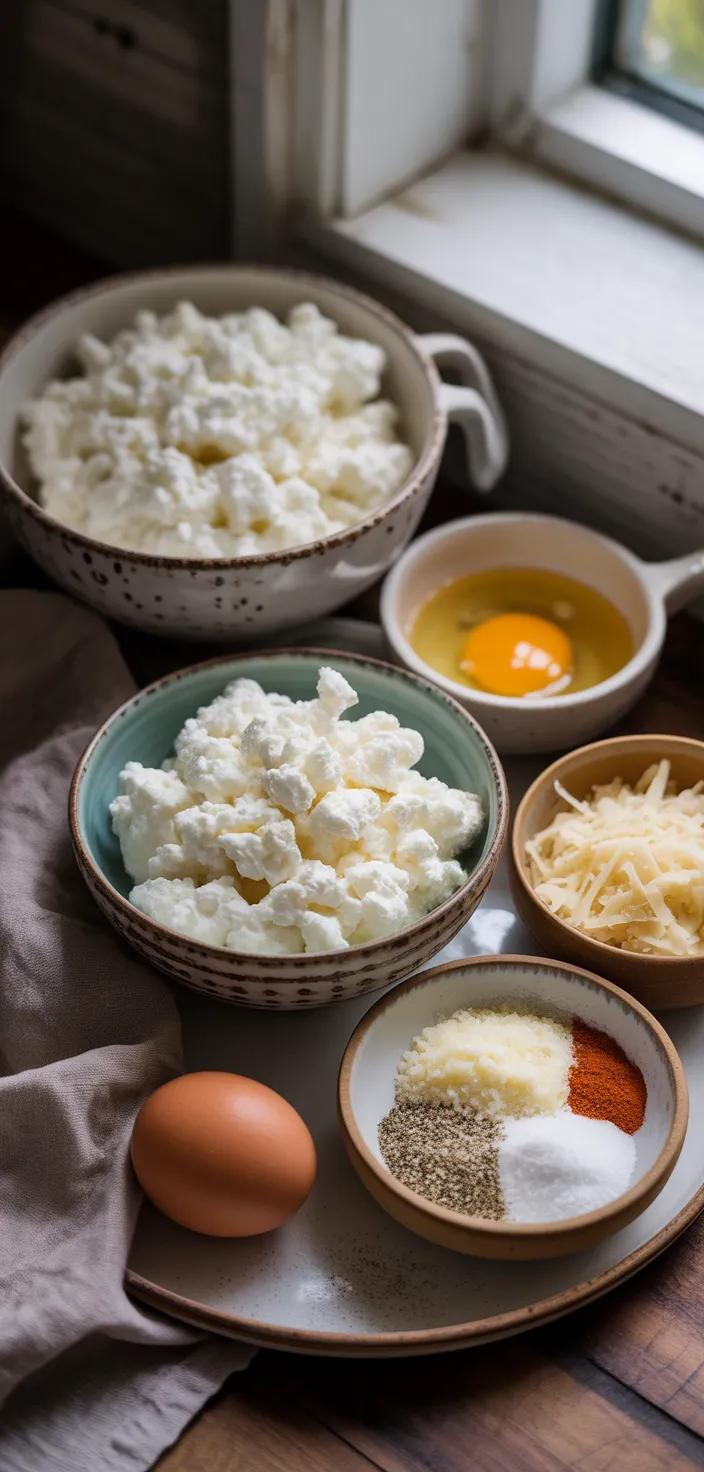 Ingredients photo for Cottage Cheese Chips Recipe
