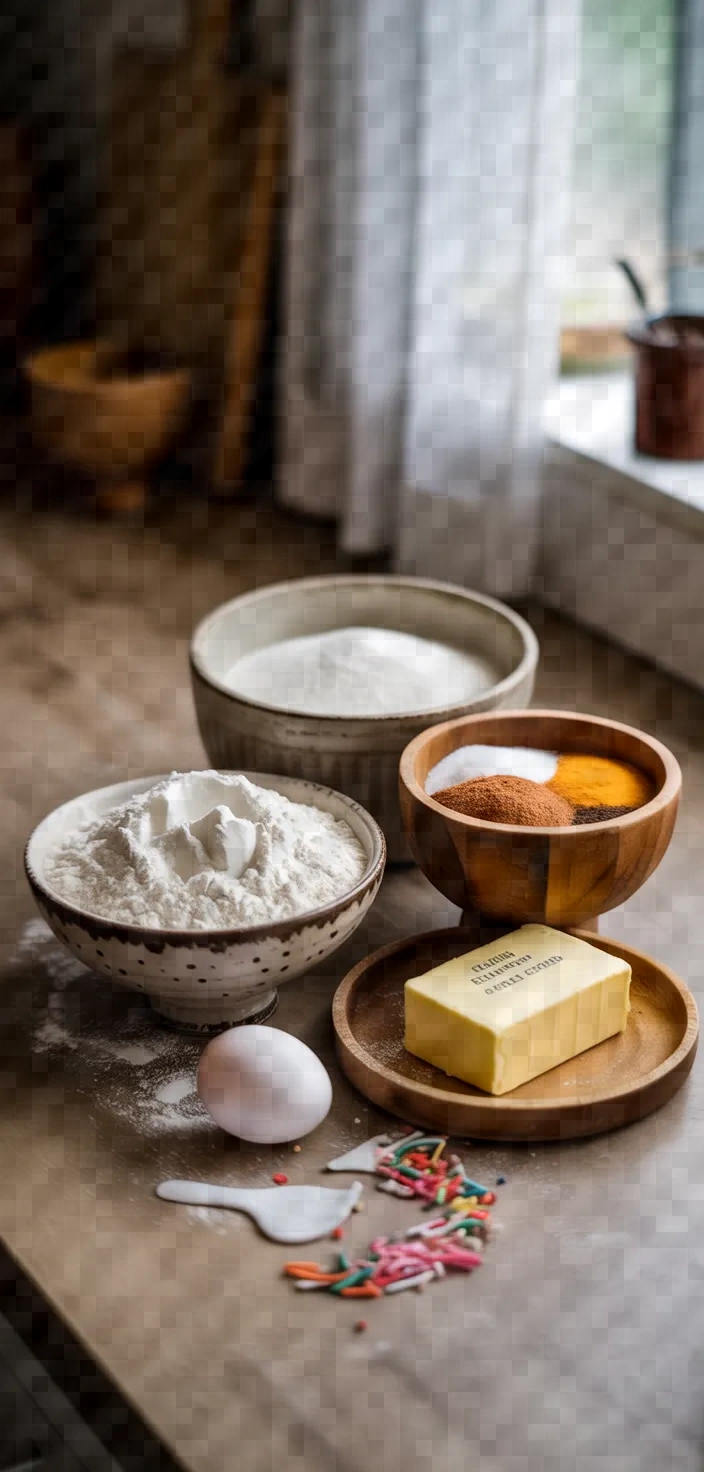 Ingredients photo for Decorated Spice Cookies Recipe