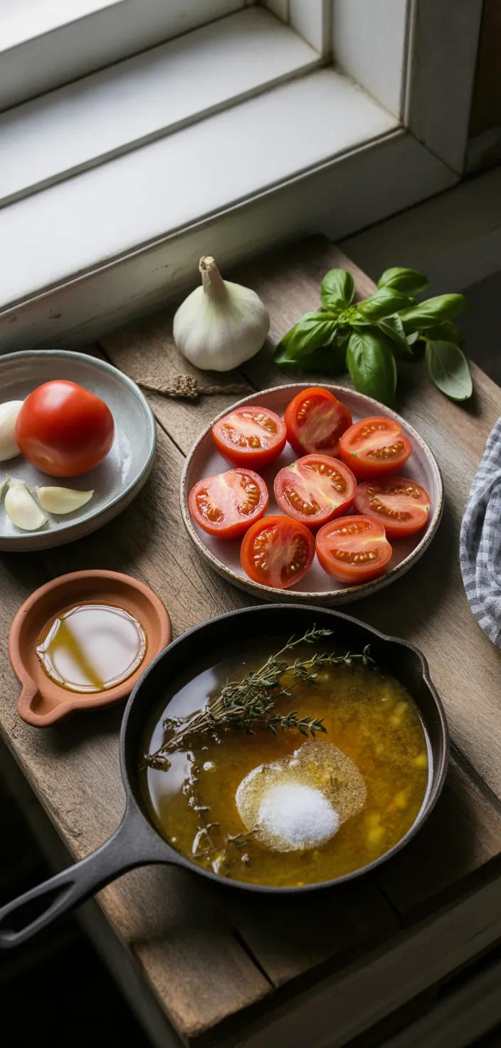 Ingredients photo for Easy Roasted Tomato Soup Recipe