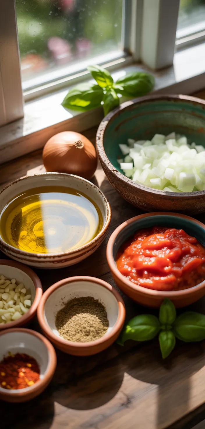 Ingredients photo for Homemade Marinara Sauce Recipe