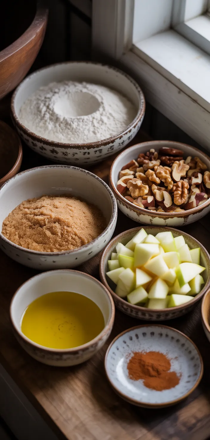 Ingredients photo for Amish Applesauce Cake Recipe