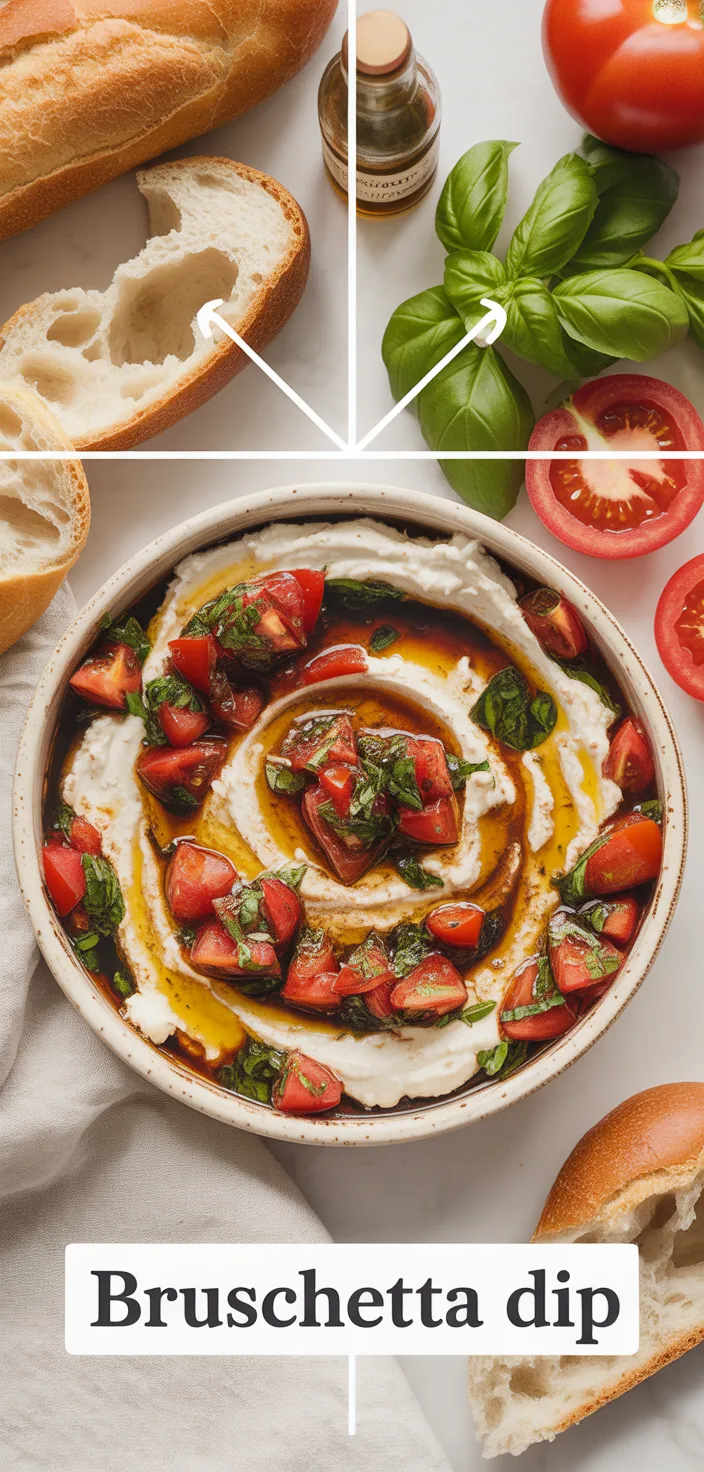 A photo of Bruschetta Dip Recipe