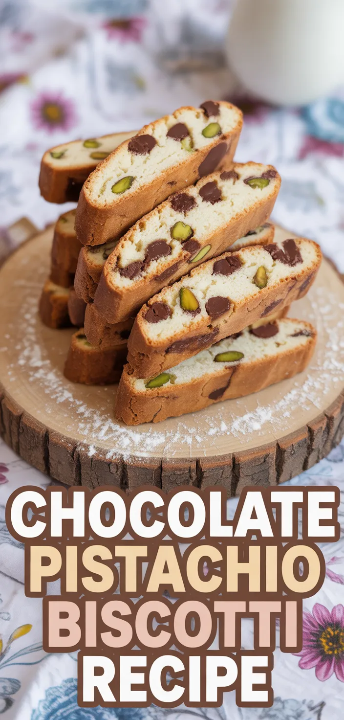 A photo of Chocolate Pistachio Biscotti Recipe