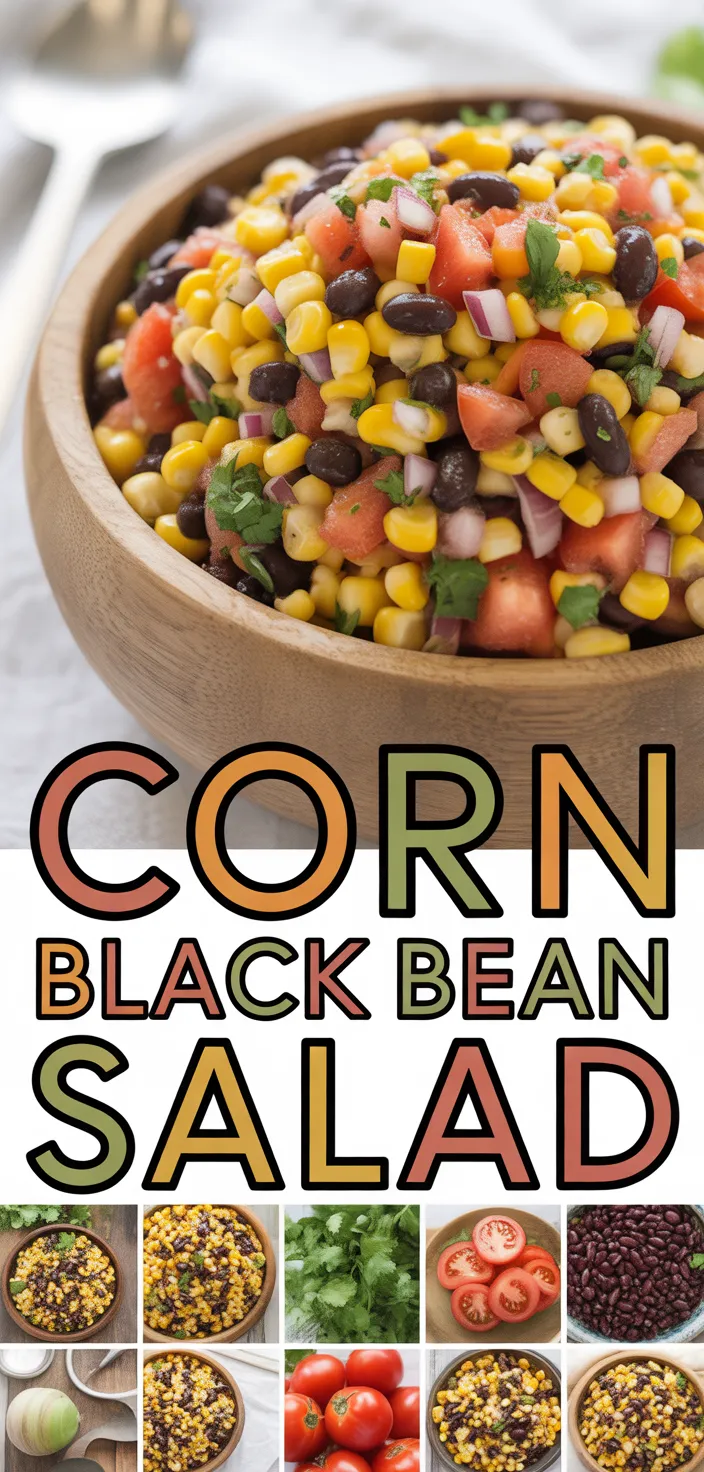 A photo of Healthy Corn And Black Bean Salad Recipe