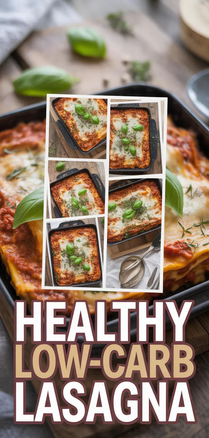 A photo of Healthy Low Carb Lasagna Recipe