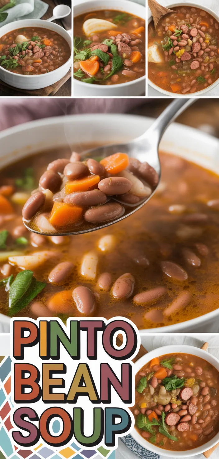 A photo of Pinto Bean Soup Recipe