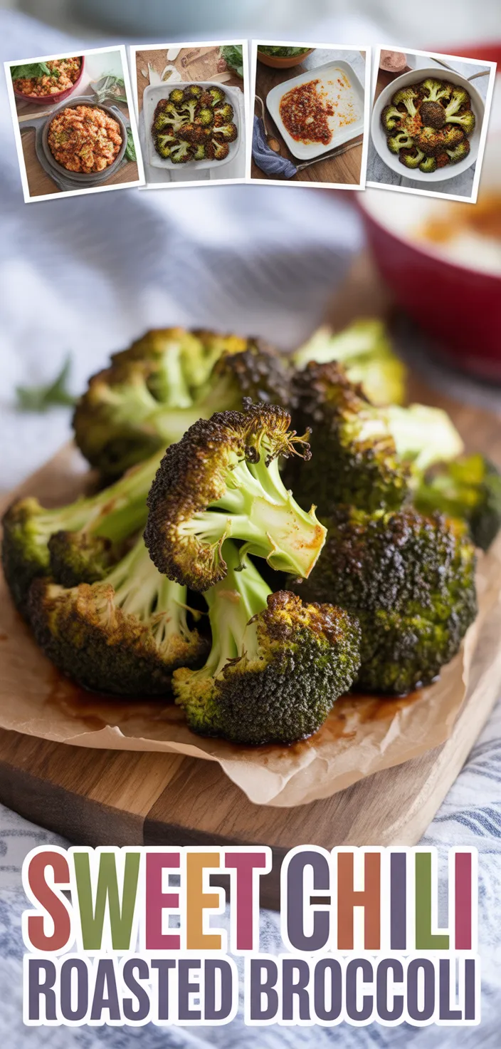A photo of Sweet Chili Roasted Broccoli Recipe
