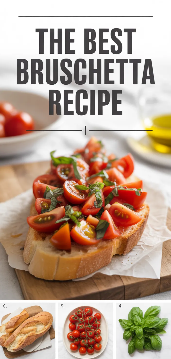 A photo of The Best Bruschetta Recipe