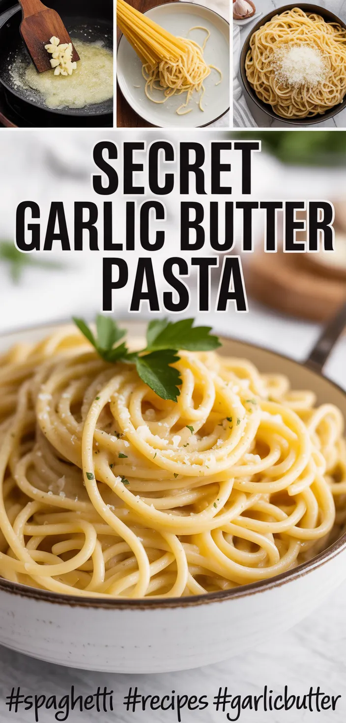 A photo of The SECRET To Amazing Garlic Butter Spaghetti Recipe